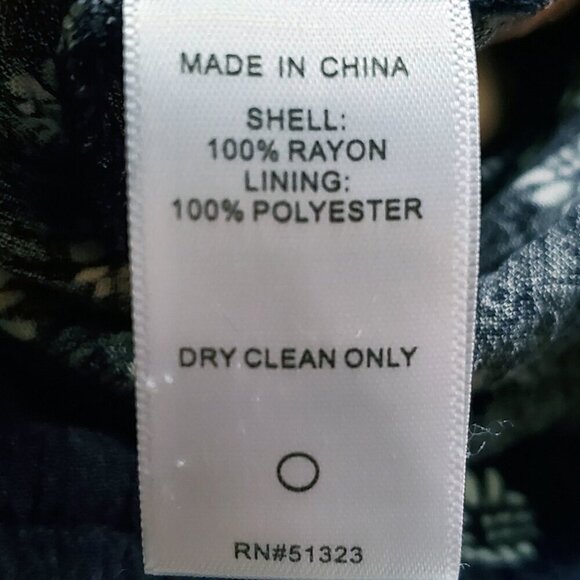 1. State Gypsy Night Embroidered Navy V-Neck High-Slit Wide-Leg Jumpsuit Size S - Picture 16 of 16